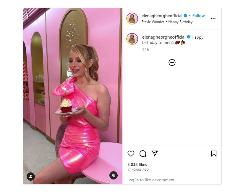 Elena Gheorghe, tinuta curajoasa de ziua ei. Cum s-a imbracat vedeta si ce mesaj a emotionat-o la 38 de ani Elena Gheorghe, tinuta curajoasa de ziua ei. Cum s-a imbracat vedeta si ce mesaj a emotionat-o la 38 de ani