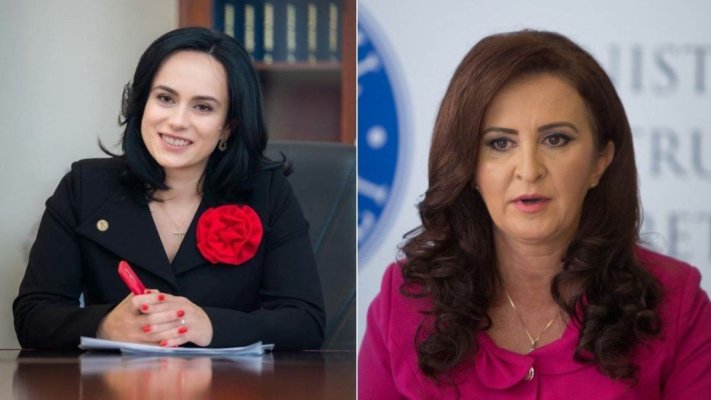 Simona Bucura Oprescu şi Natalia Intotero depun jurământul ca miniştrii ai Muncii şi Familiei