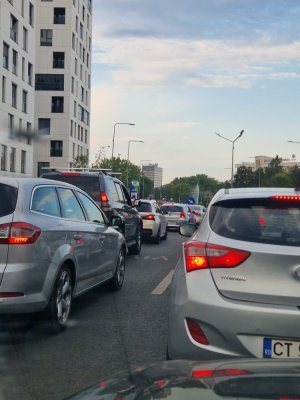 Carambol la intrare în stațiunea Mamaia. Traficul, paralizat
