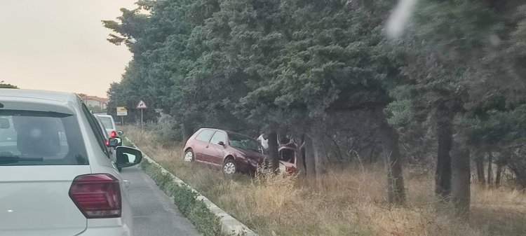 Biciclist zdrobit de un automobil, la intrare în Eforie Sud