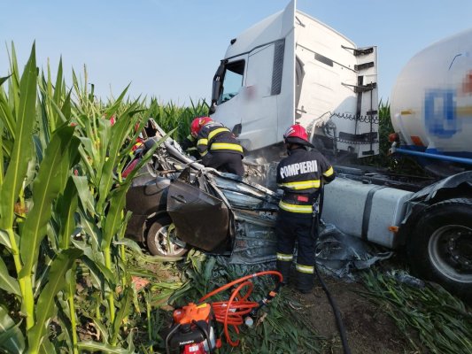Accident rutier mortal, pe E85; Un bărbat a murit