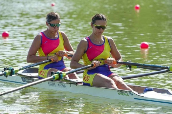 Canotaj: Medalie de aur cucerită de România la dublu vâsle feminin