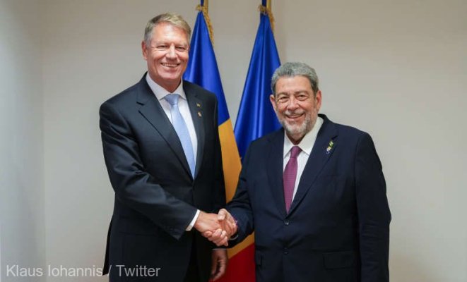 Iohannis - întâlnire cu preşedintele pro tempore al CELAC