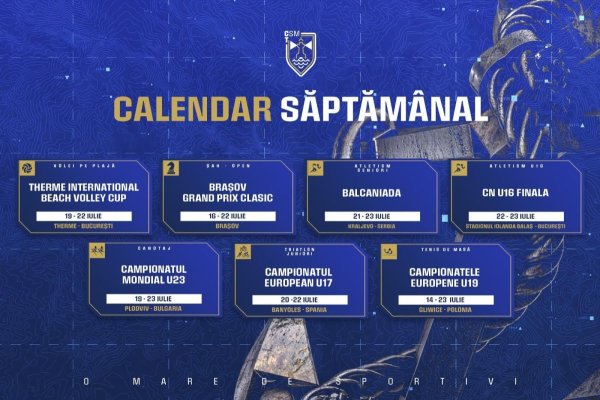 Sportivii CSM Constanța, săptămână plină de provocări
