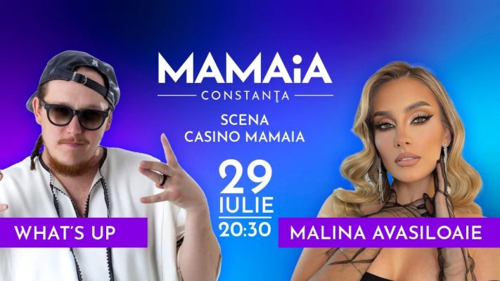 Încă un week-end cu muzică live la Mamaia. What's Up și Mădălina Avasiloaie urcă pe scenă din Piațeta Cazino