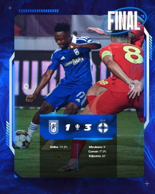 Victorie clară pentru FCSB în Superligă, 3-1 cu FC U Craiova, în deplasare