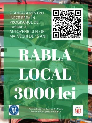 Continuă înscrierile pentru programul Rabla Local