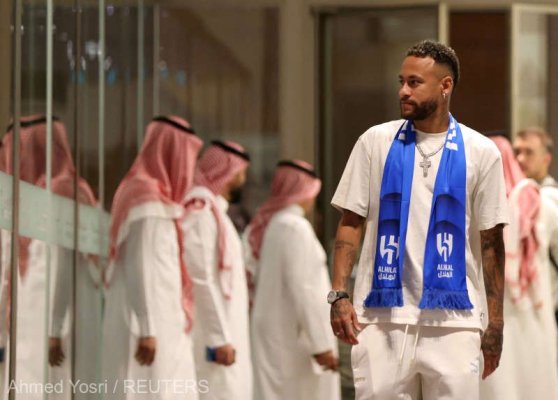 Fotbal: Primire fastuoasă a brazilianului Neymar în Arabia Saudită, în ajunul prezentării la Al-Hilal