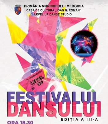 Cea de-a treia ediția a Festivalului Dansului va avea loc în perioada 31 august - 1 septembrie, la Medgidia