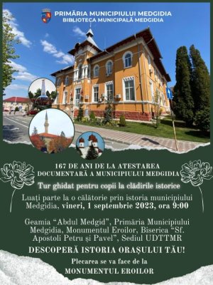 Copiii din Medgidia invitați la un tur ghidat al clădirilor istorice din oraș