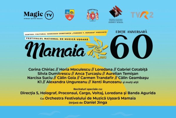 Programul Festivalului Național de Muzică Ușoară Mamaia, ediția aniversară - 60 de ani