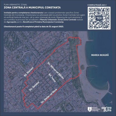 PUZ-ul pentru Zona Centrală a fost pus în consultare publică