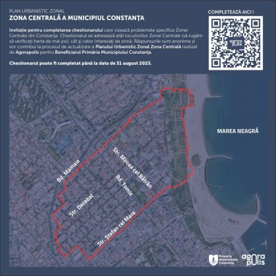 Primăria Constanța pune în consultare publică PUZ-ul pentru Zona Centrală  