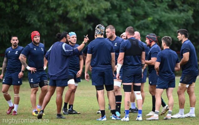 Rugby: România, într-o formulă total diferită în meciul test cu Georgia faţă de cel cu SUA