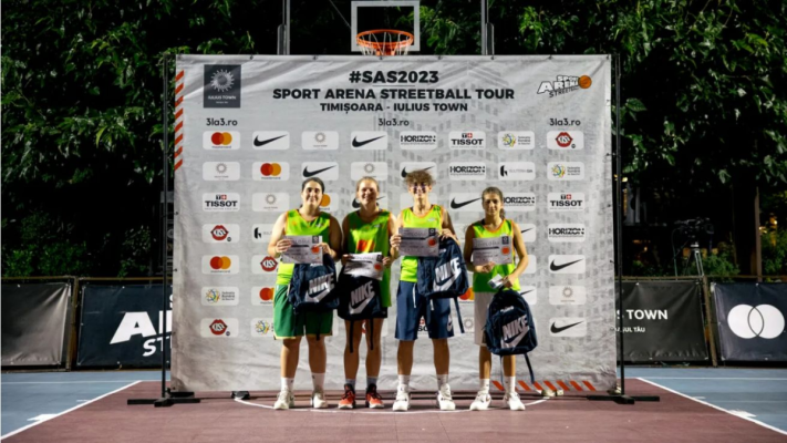 Fetele din Constanța campioane la Sport Arena Streetball Timișoara după 13 ore în tren