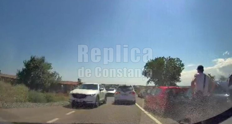 Carambol între patru mașini, cu trei victime, între Agigea și Techirghiol. Video