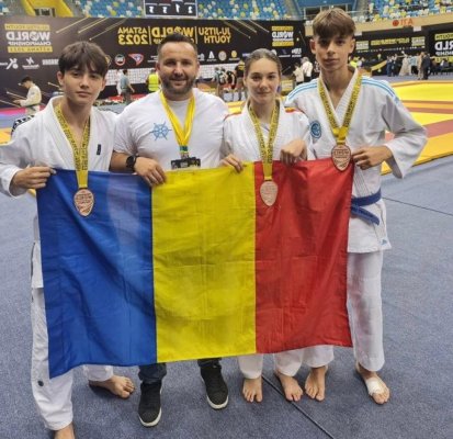 Trei sportivi de la CS Marina Constanţa, medalii de bronz, la Campionatul Mondial de Ju Jitsu