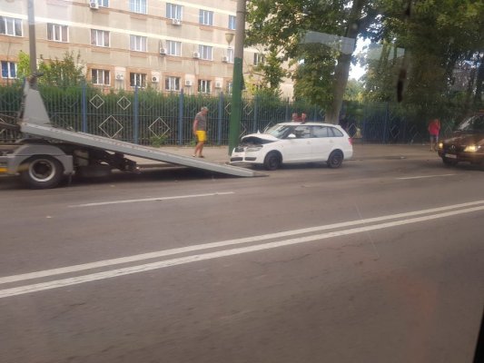 Accident rutier cu victime multiple, pe I.C. Brătianu 