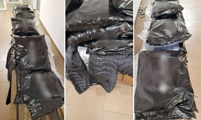 Articole vestimentare, în valoare de peste 20.000 lei, ridicate de vameși