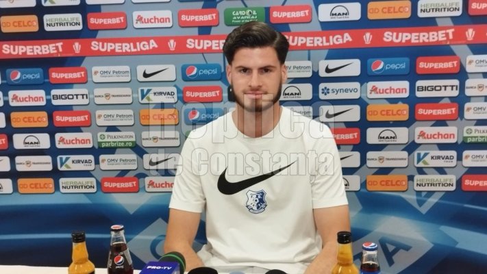 FC Farul Constanța, conferință de presă cu ocazia disputării meciului din Europe Conference League. Video