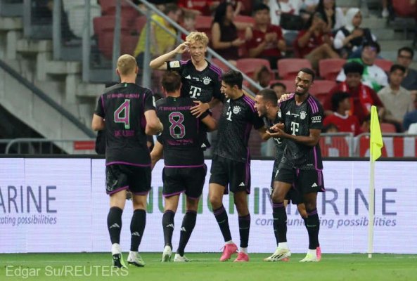 Fotbal: Bayern Munchen a învins pe Liverpool cu 4-3, într-un amical la Singapore