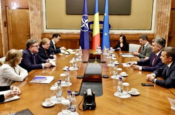 Ciolacu, discuţii cu un înalt oficial american despre climatul de securitate la Marea Neagră