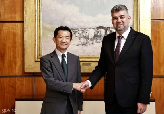 Premierul - întrevedere cu ambasadorul Japoniei; discuţiile au vizat promovarea obiectivelor economice ale Parteneriatului strategic bilateral