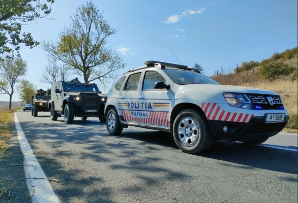 Tulcea: Trupe şi mijloace tehnice NATO, în drum spre Cincu