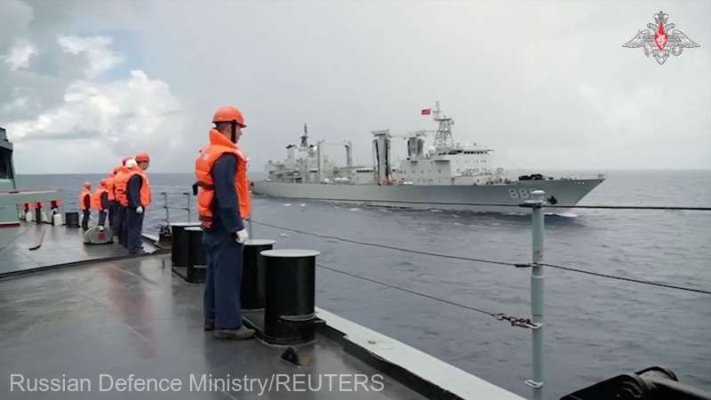 Exerciţii navale comune Rusia-China în Oceanul Pacific
