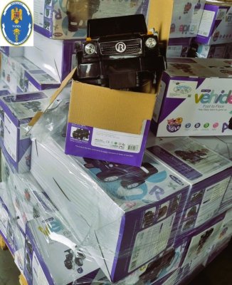 Jucării contrafăcute de peste 60.000 de lei, confiscate de inspectorii vamali constănţeni