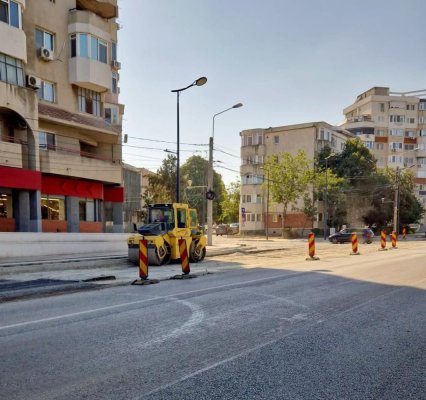 Atenție, șoferi! Se asfaltează intersecția bulevardului Alexandru Lăpușneanu cu strada Nicolae Iorga!  