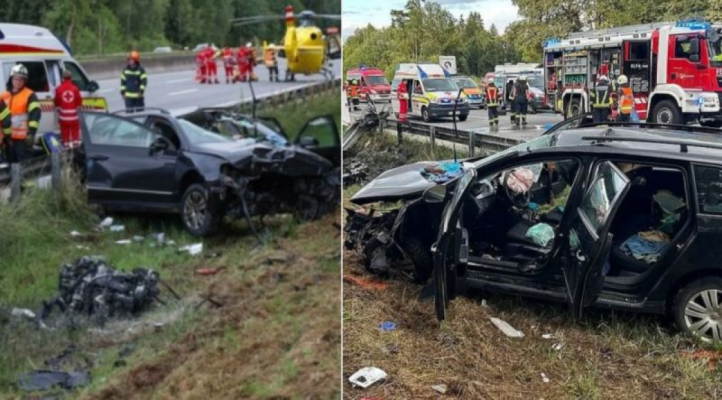 Tânăr șofer român, strivit în propria mașină după ce roata unui autoturism s-a desprins în mers, în Austria