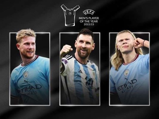 Fotbal: De Bruyne, Haaland şi Messi, nominalizaţi la premiul de cel mai bun jucător UEFA al sezonului 2022-2023