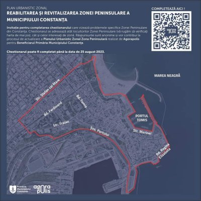 Constănţenii, invitaţi să completeze chestionarul ce vizează problemele specifice zonei peninsulare