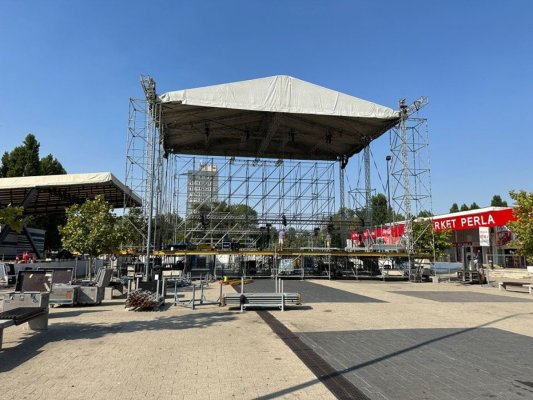 Se fac ultimele pregătiri pentru Festivalul Naţional de Muzică Uşoară Mamaia
