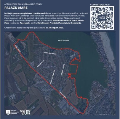 Constănțenii, invitați să completeze chestionarul pentru actualizarea PUZ Palazu Mare