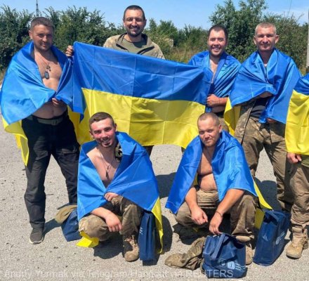 Ucraina a anunţat revenirea acasă a 22 de soldaţi în urma unui schimb de prizonieri cu Rusia