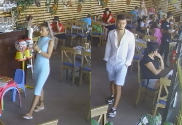 Un cuplu a mâncat cel mai scump meniu pe săturate și a fugit pe nevăzute  fără să plătească! Video 