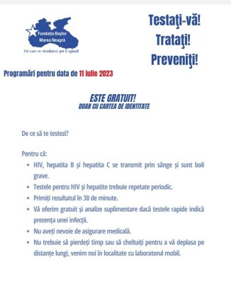 Cetățenii din Tuzla beneficiază de testare gratuită pentru mai multe tipuri de virusuri