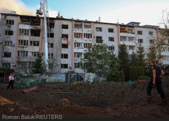 Ucraina: Cel puţin trei morţi în urma unor lovituri aeriene ruse în vestul ţării