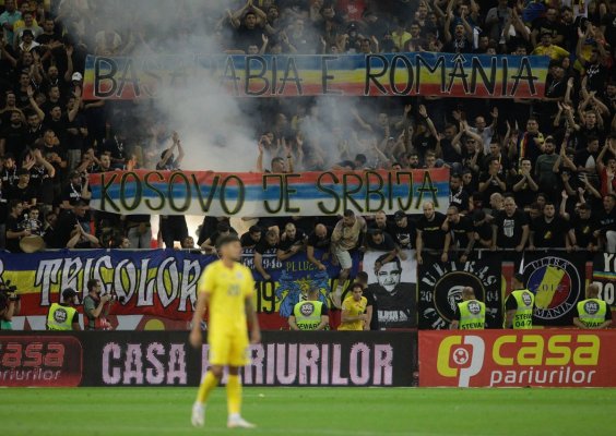Decizia luată de UEFA după incidentele de la România - Kosovo