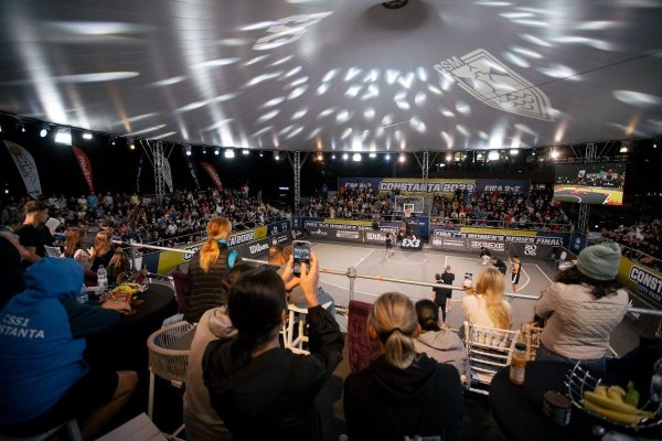 Competiția baschet 3x3 mondial, la Constanța: Românii se luptă cu giganții din FIBA 3x3 World Tour, la City Park Mall