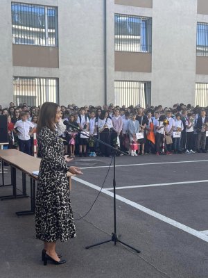 Consilierul municipal Mihaela Andrei, gânduri pozitive pentru elevi, la început de an școlar