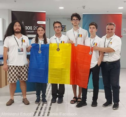 România a ocupat locul I pe medalii la Olimpiada Europeană de Informatică pentru Juniori