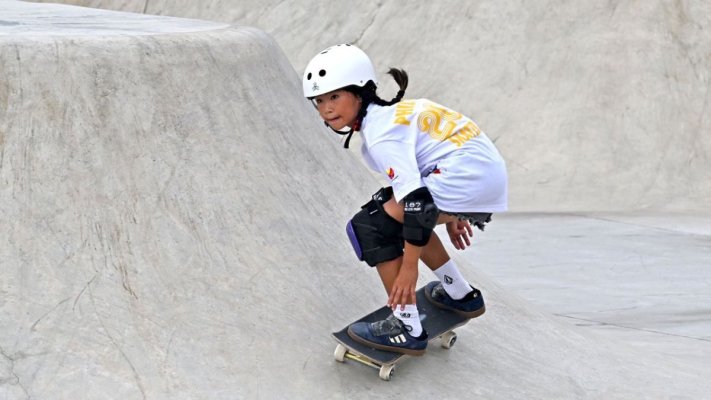 Skateboarding: O fetiţă de nouă ani din Filipine, locul 7 în finala feminină, la Jocurile Asiatice