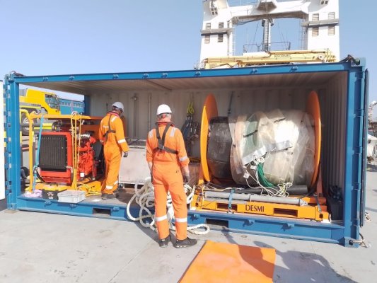 ARSVOM în parteneriat cu EMSA, exercițiu în caz de poluare marină cu hibrocarburi