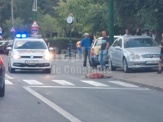 Motociclist rănit, după ce a lovit mortal un câine, pe strada Brizei. Video