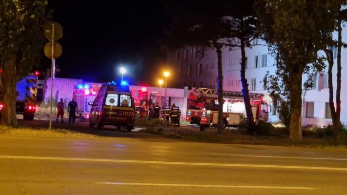 Alertă! Incendiu la Hotel Şaguna din Mamaia