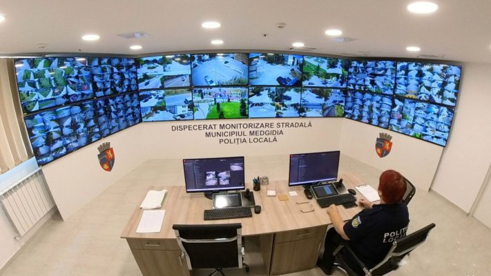 Sistem de supraveghere video, cu echipamente de ultimă generație, la Medgidia