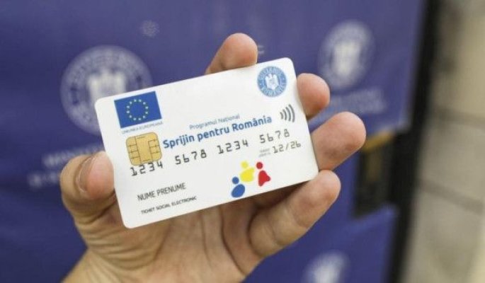 A început alimentarea cu încă 250 de lei a cardurilor pentru alimente
